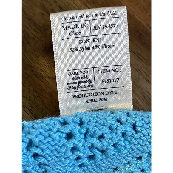 NEW Wildflowers Pocketful of Wonder Globe Trotter Blue Fringe Knit Vest Girls 4 - Picture 4 of 6